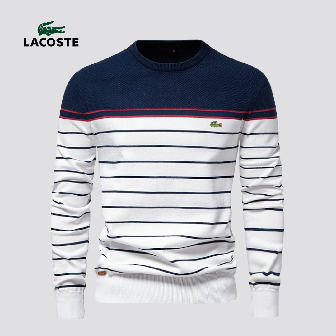 LC Striped Casual Knit Sweater