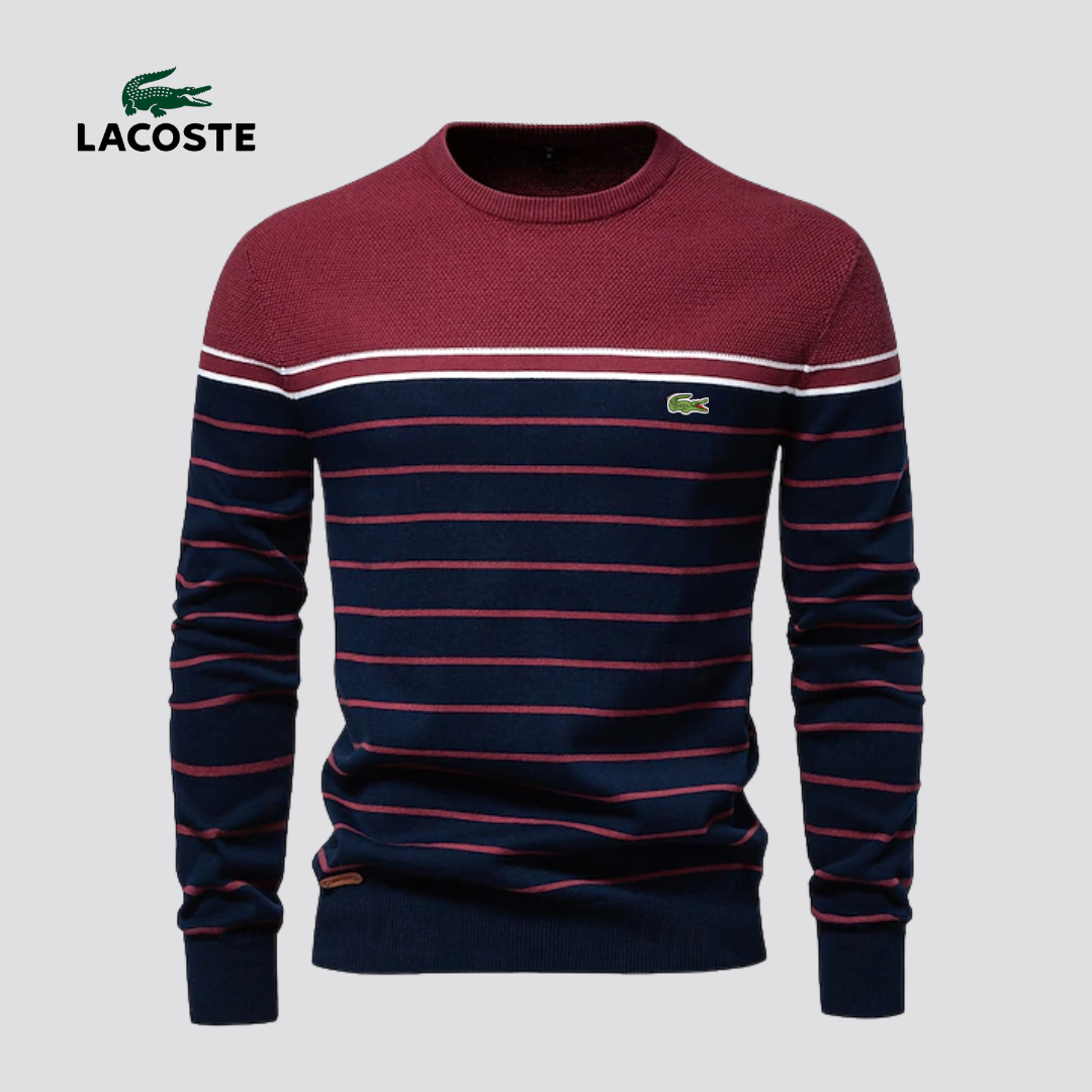 LC Striped Casual Knit Sweater