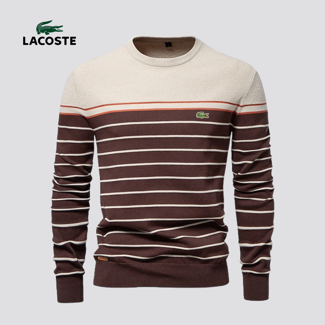 LC Striped Casual Knit Sweater