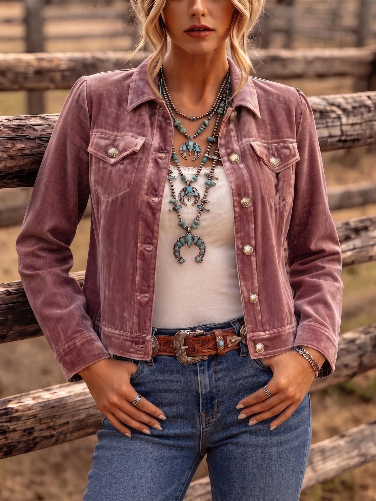Brynn | Women's Corduroy Trucker Jacket