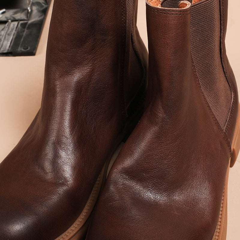 Olivia | Women's Leather Chelsea Boots