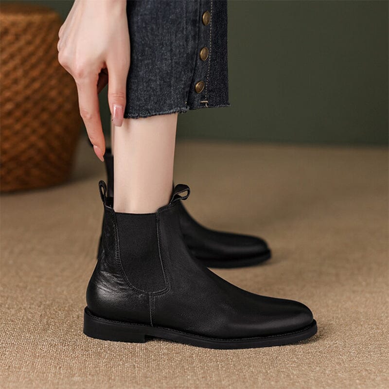 Charlotte | Women's Leather Chelsea Boots