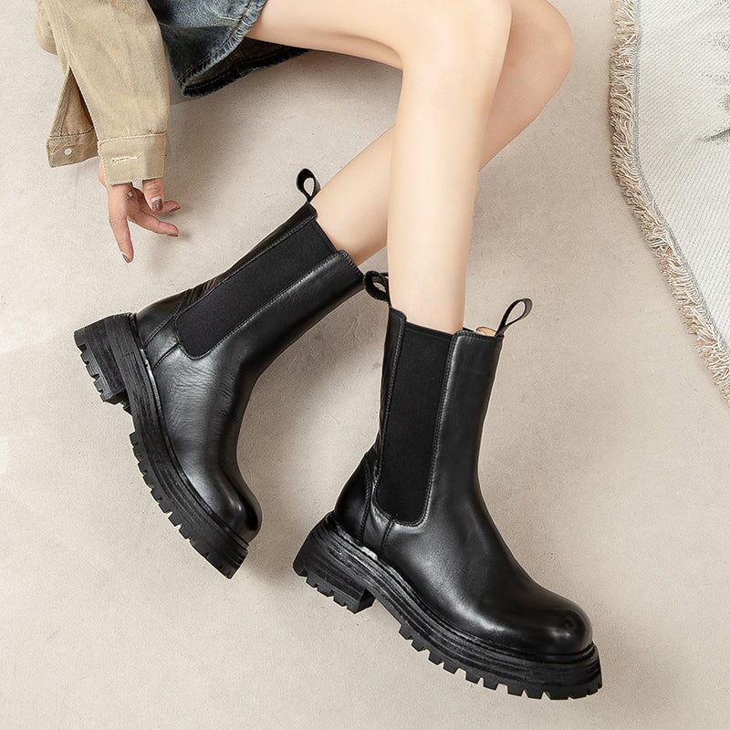 Sophia | Women's Leather Chelsea Boots