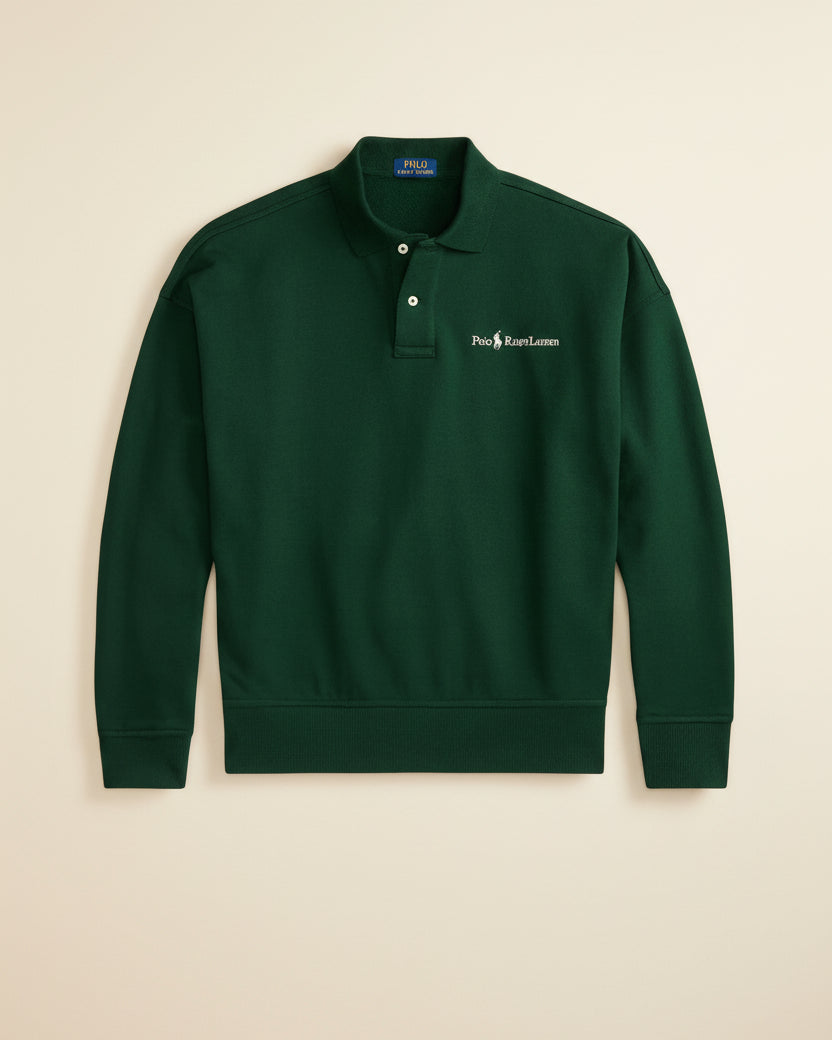 RL Sporting Club Knit Polo Sweater