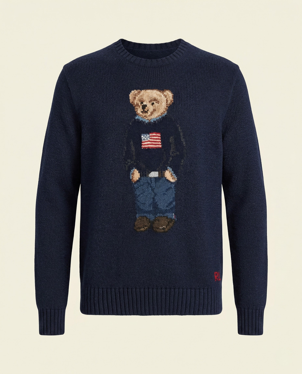 RL American Polo Bear Knit Sweater