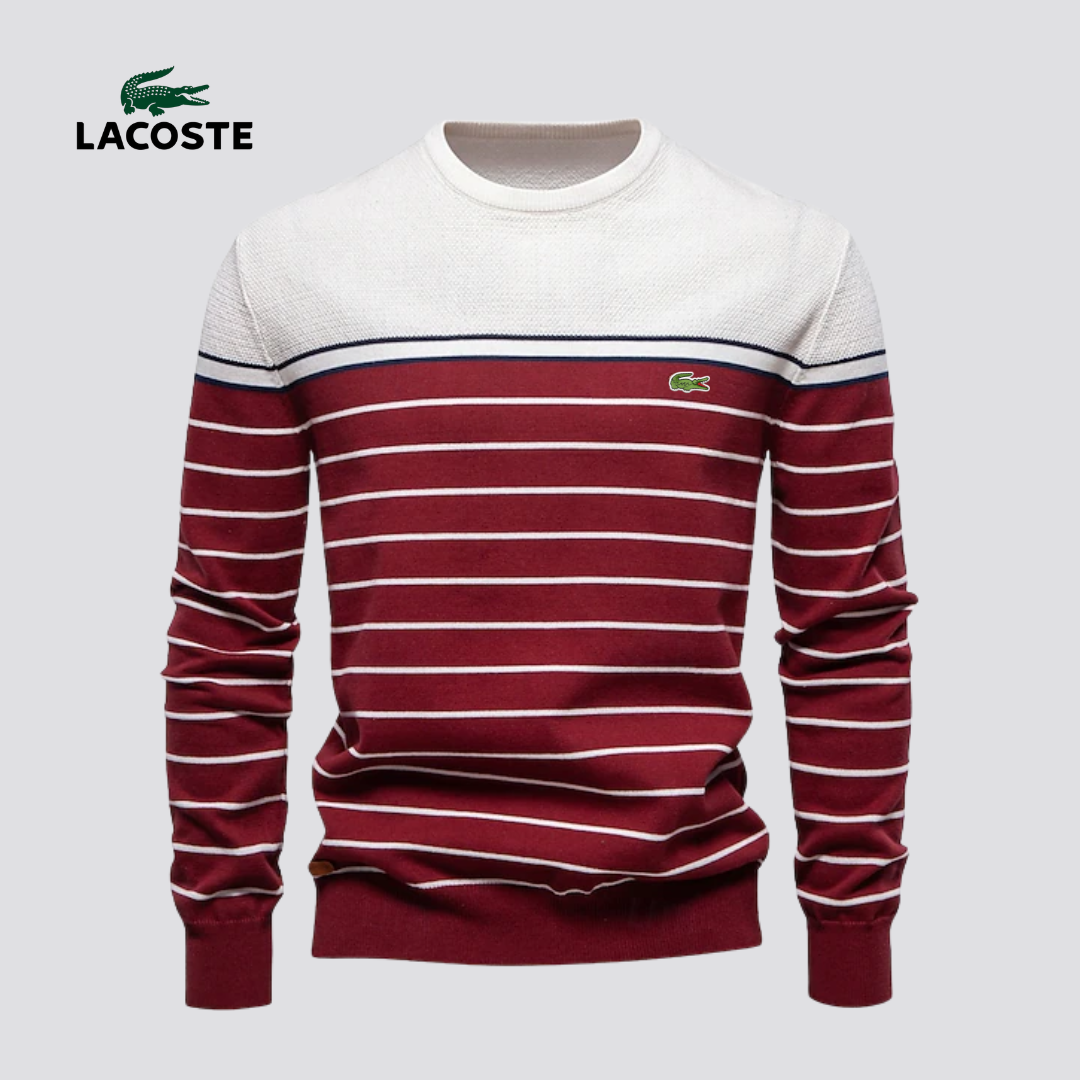 LC Striped Casual Knit Sweater