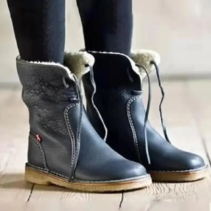 Sophie | Women's Faux Fur Lined Winter Boots with Non-Slip Sole