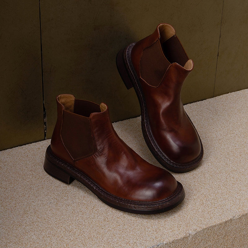 Emma | Women's Leather Chelsea Boots