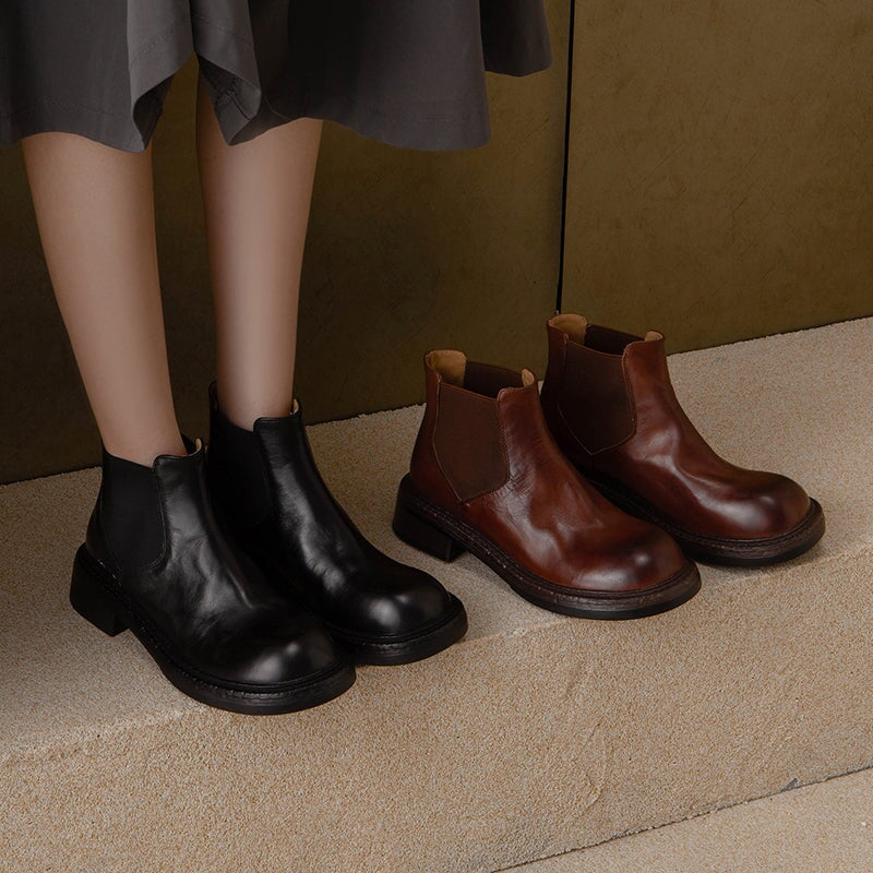 Emma | Women's Leather Chelsea Boots