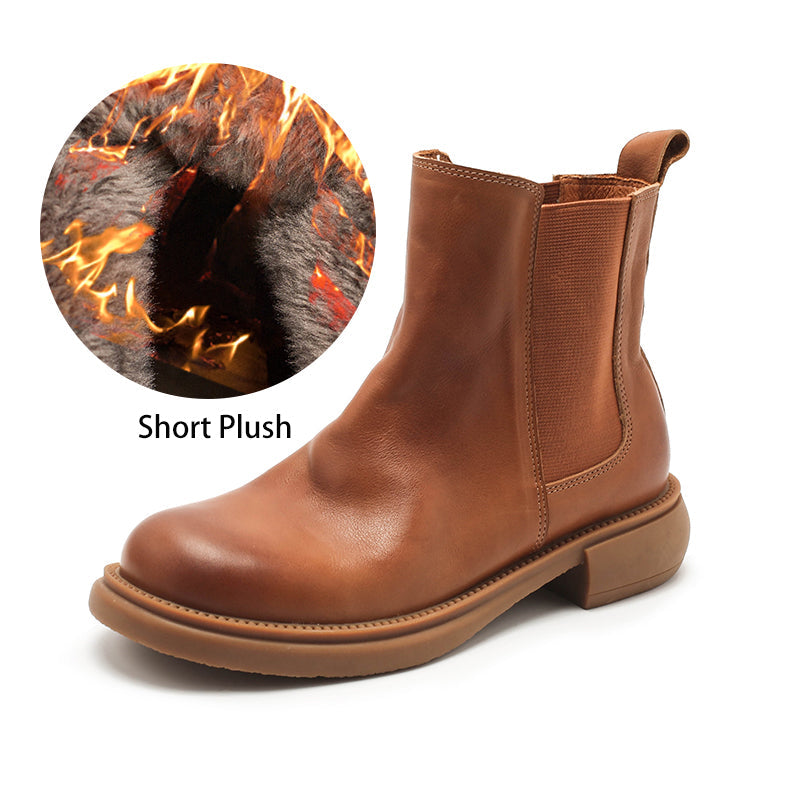 Olivia | Women's Leather Chelsea Boots