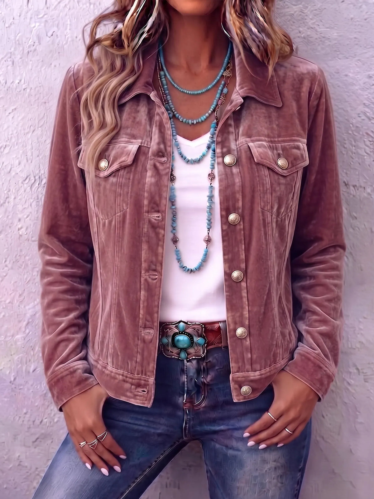Brynn | Women's Corduroy Trucker Jacket