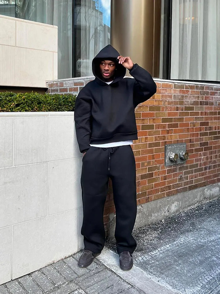 Tanner | Men's Sweatsuit - Oversized Hooded Relaxed Jogger