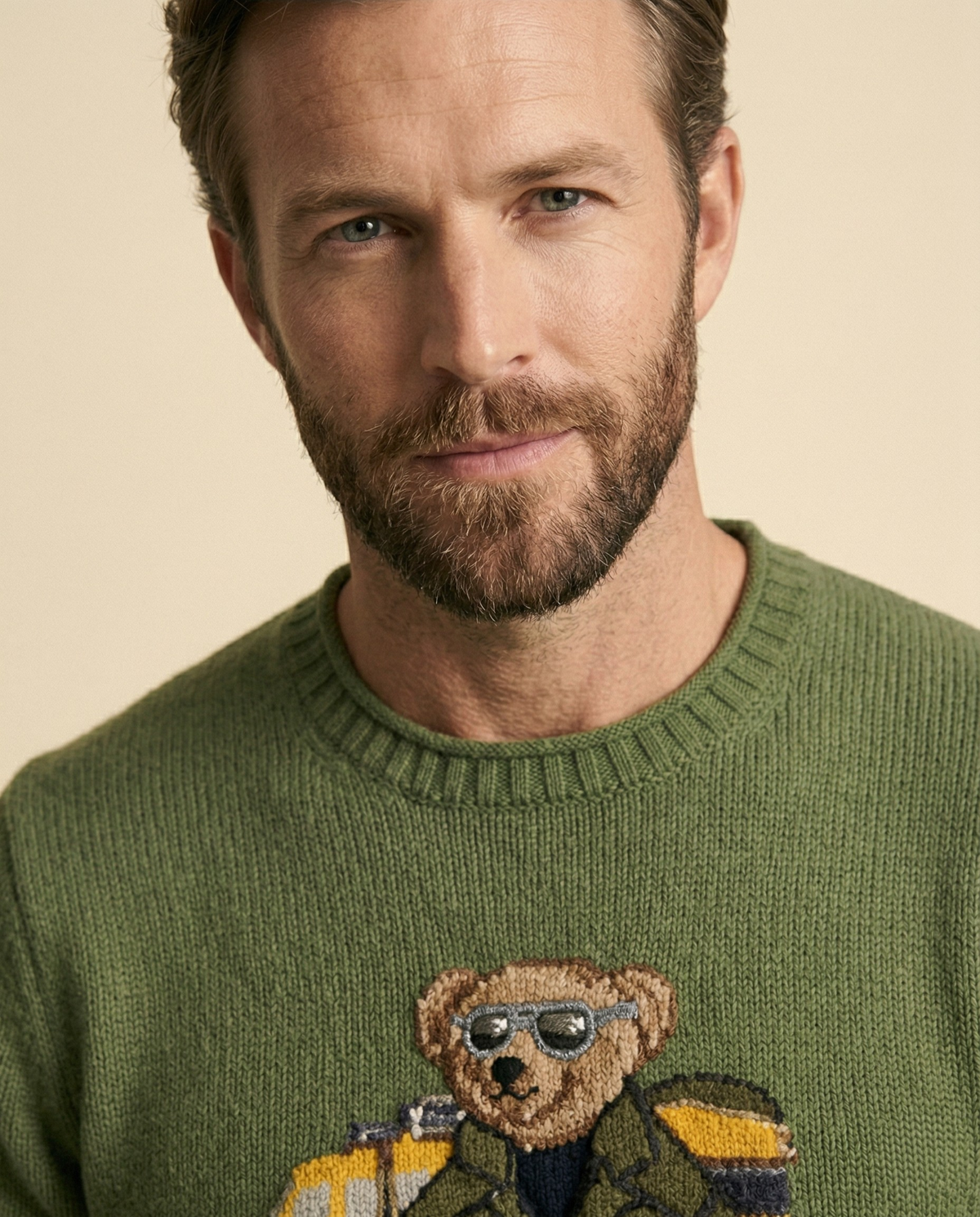 RL Ranger Polo Bear Knit Sweater
